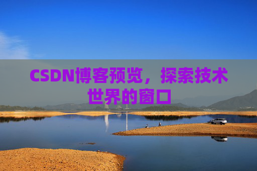 CSDN博客预览,探索技术世界的窗口